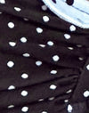 Polka nero e blu