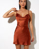 Immagine di Paiva Slip Dress in raso mattone