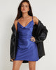 Immagine di Paiva Slip Dress in Satin Spectrum Blue