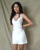 Immagine di Paiva Slip Dress in Raso Avorio