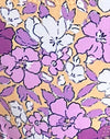 floreale brillante arancione viola
