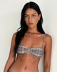 Immagine di Pali Bikini Top in tartan viola