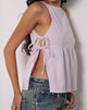 Immagine di Palsi Tie Side Top in Lilla chiaro