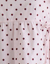 Rosa con pois rossi medi