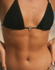 Immagine di Pami Bikini Top nero con perline a cuore
