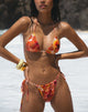 Immagine di Leyna Bikini Bottom in Peach Hibiscus