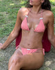 Immagine di Pami Bikini Top in percalle rosso con fiocchi