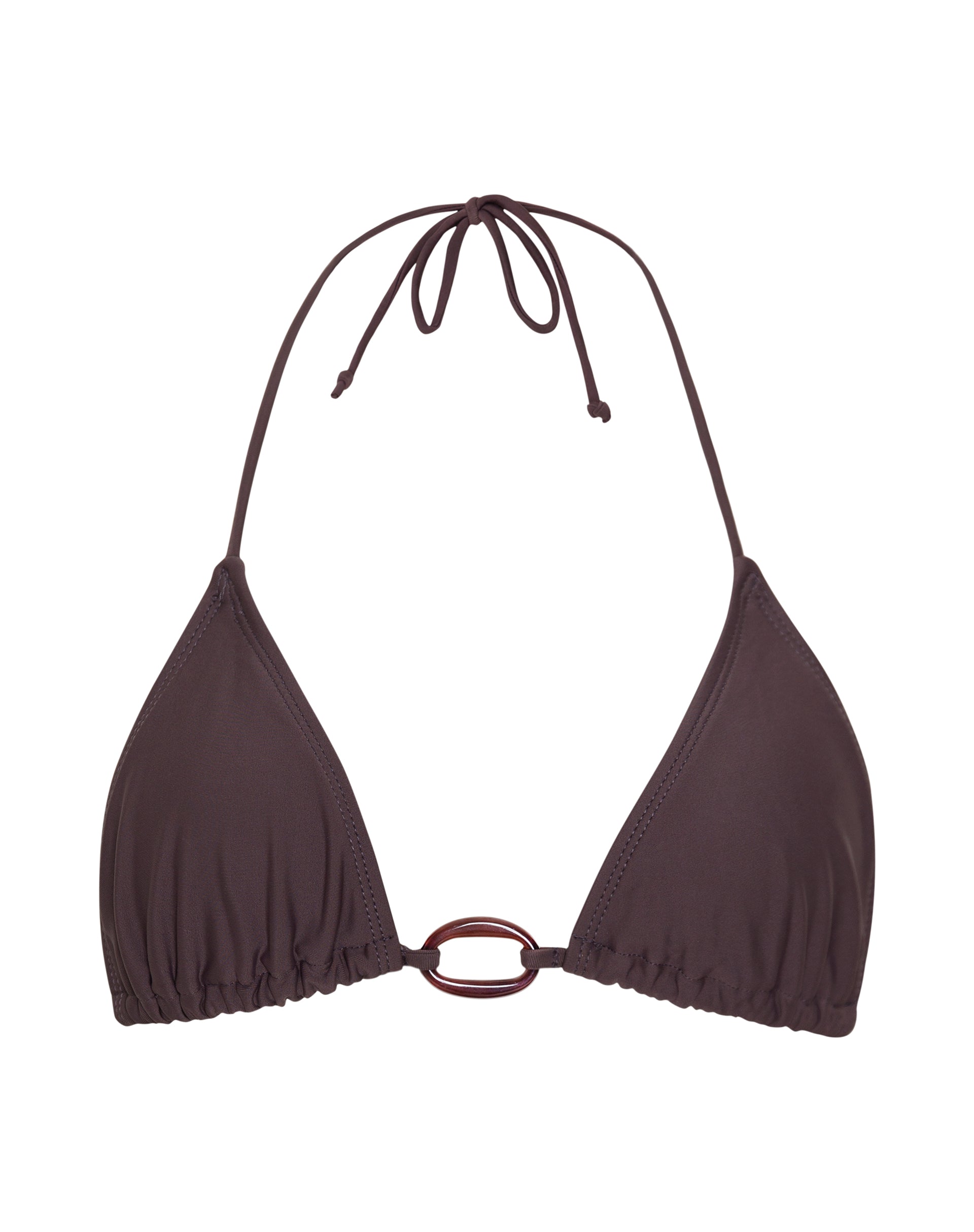 Immagine di Pami Beaded Bikini Top in Coffee