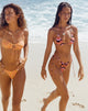 immagine di Leyna Bikini Bottom in Abstract Art Pink