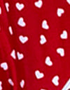 Cuore rosso e bianco