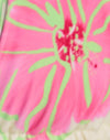 Avorio con fiore rosa acquerellato