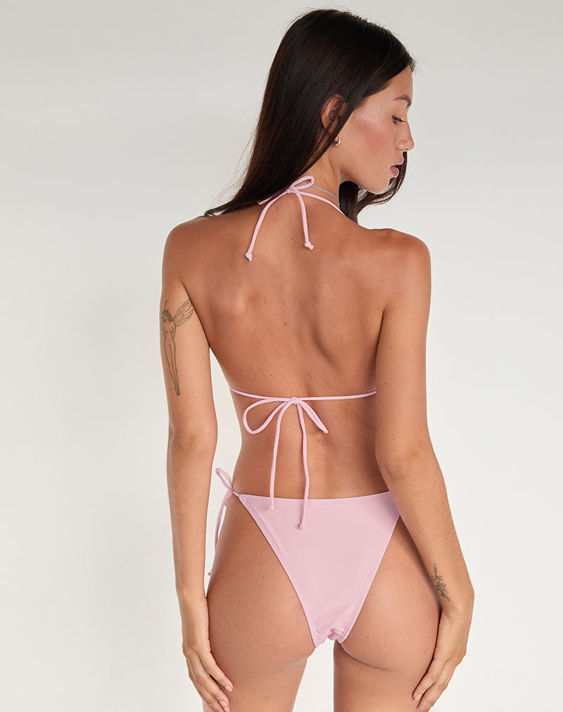 Immagine di Pami Bikini Top in fiore acquerellato rosa e blu
