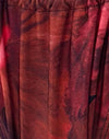 Rosso ibisco con perline