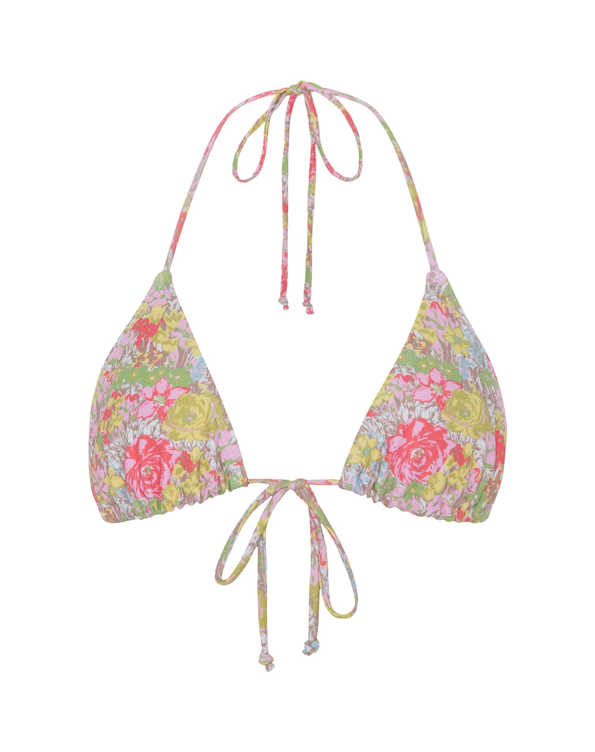 Immagine di Pamita Top bikini in rosa astratto floreale Swim