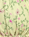 Paisley giallo con rilegatura rosa
