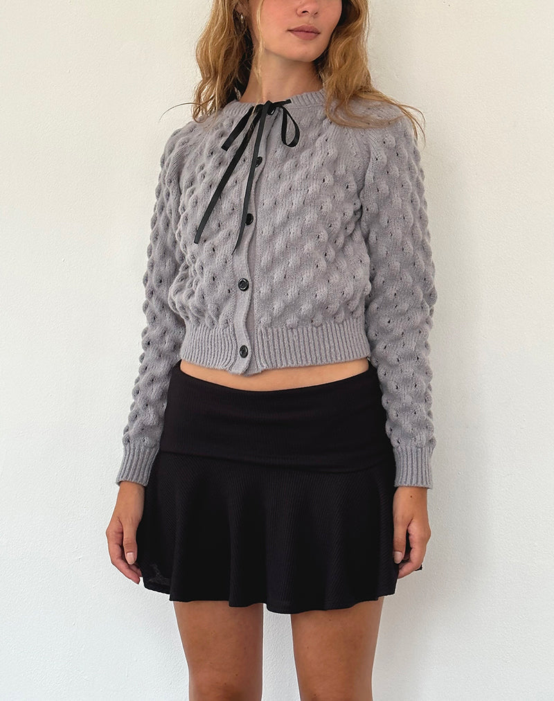Immagine del cardigan Paulette in grigio chiaro
