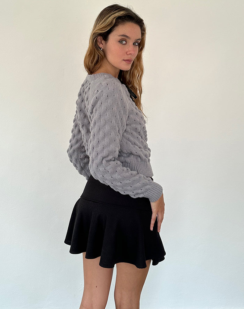 Immagine del cardigan Paulette in grigio chiaro