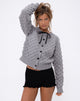Immagine del cardigan Paulette in grigio chiaro