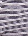 Grigio scuro malva e avorio a righe