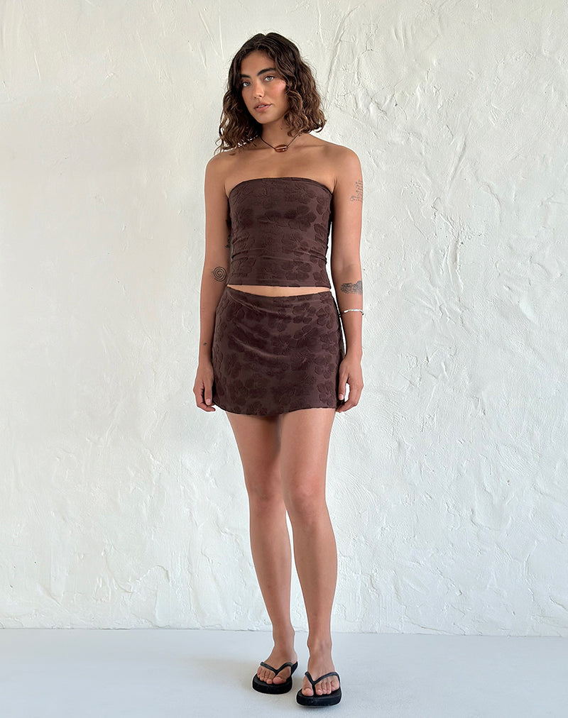 Immagine di Peggy Top in Hibiscus Terry Brown