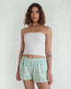 Immagine di Laboxe Pantaloncini in tela da tavola Neo Mint