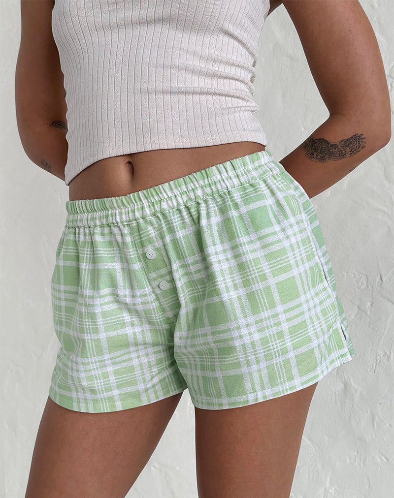 Boxer Laboxe in tessuto da tavola Neo Mint