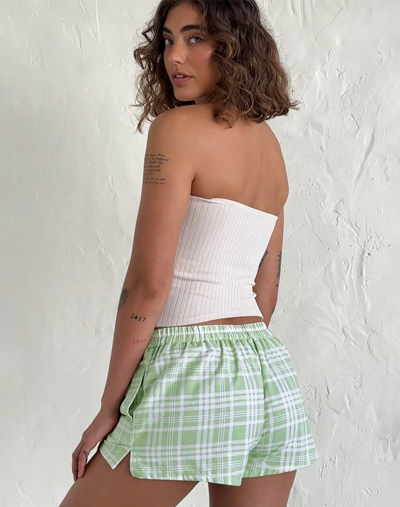 Immagine di Laboxe Pantaloncini in tela da tavola Neo Mint