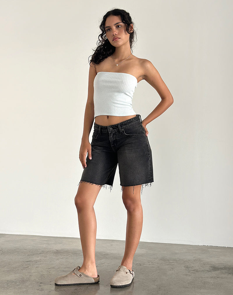 Immagine di Peggy Tube Top in Pointelle Soft Blue