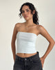 Immagine di Peggy Tube Top in Pointelle Soft Blue