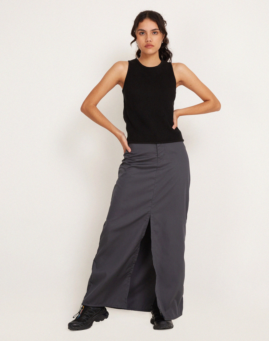 Gilet in maglia Phindi in nero