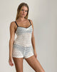 immagine di Piliya Playsuit in pizzo Krisan Avorio