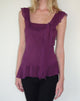 Immagine di Piro Top in Chiffon Aubergine
