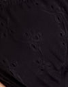 Broderie nero con balze