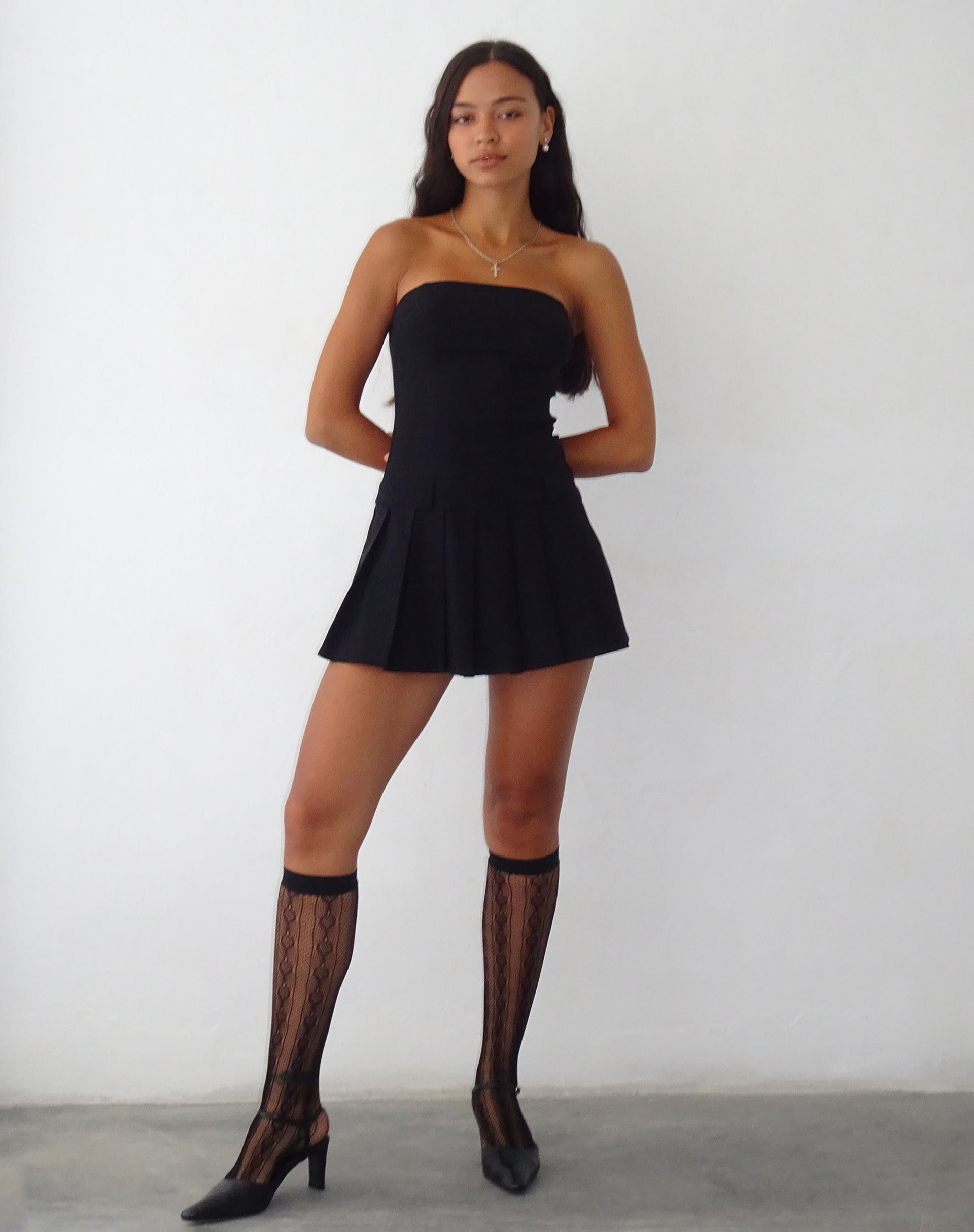 Immagine di Payoda Mini Abito a Fascia in Nero