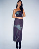 immagine di Lassie Midi Skirt in Navy Placement Flower
