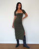 Immagine di Quala Midi Dress in Olive