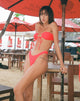 Immagine di Racola Bikini Top in Rosso Scarlatto