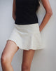Immagine di Ragna Mini Skirt in Crinkle Ivory