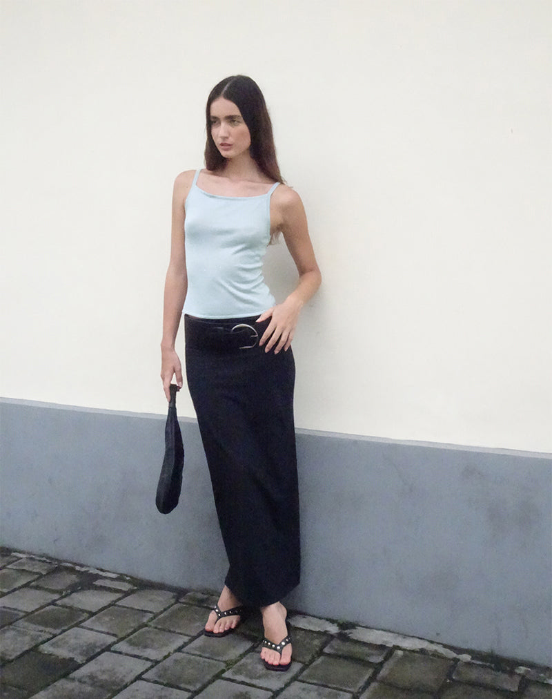 Maxi gonna Liana in nero