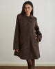 Immagine di Rakai Pea Coat in lana cioccolato
