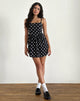 Immagine di Ramana Mini Dress in 80s Polka Nero