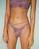 Immagine di Farida Bikini Bottom in Purple Irregular Polka