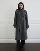 Immagine di Ravari Trench con cintura in Charcoal Check