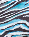 Blu zebra deformato