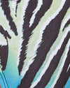 Blu zebra deformato