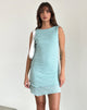 Immagine di Renata Mini Dress in Azzurro Shimmer Rib