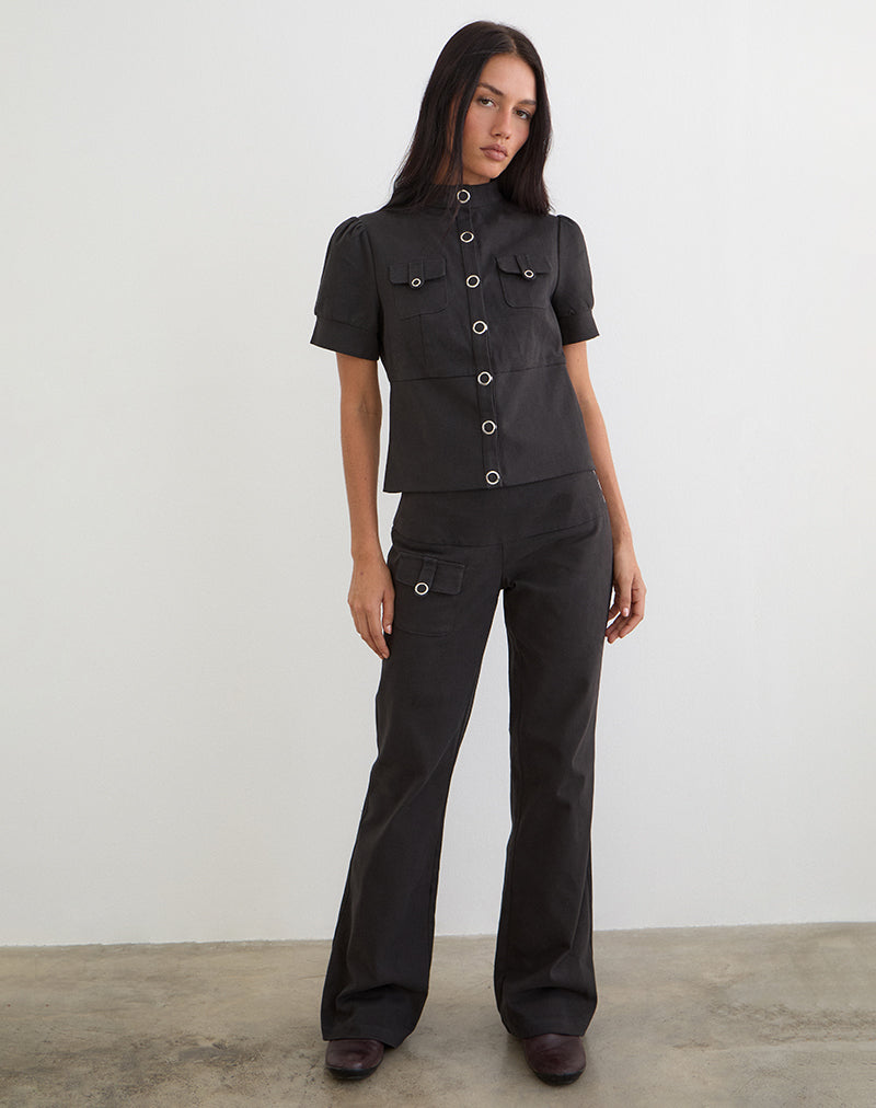 Immagine dei pantaloni Alora Pocket in grigio scuro