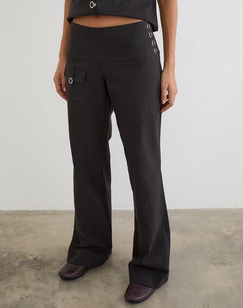 Immagine dei pantaloni Alora Pocket in grigio scuro