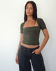 Immagine di Requa Crop Top in Olive