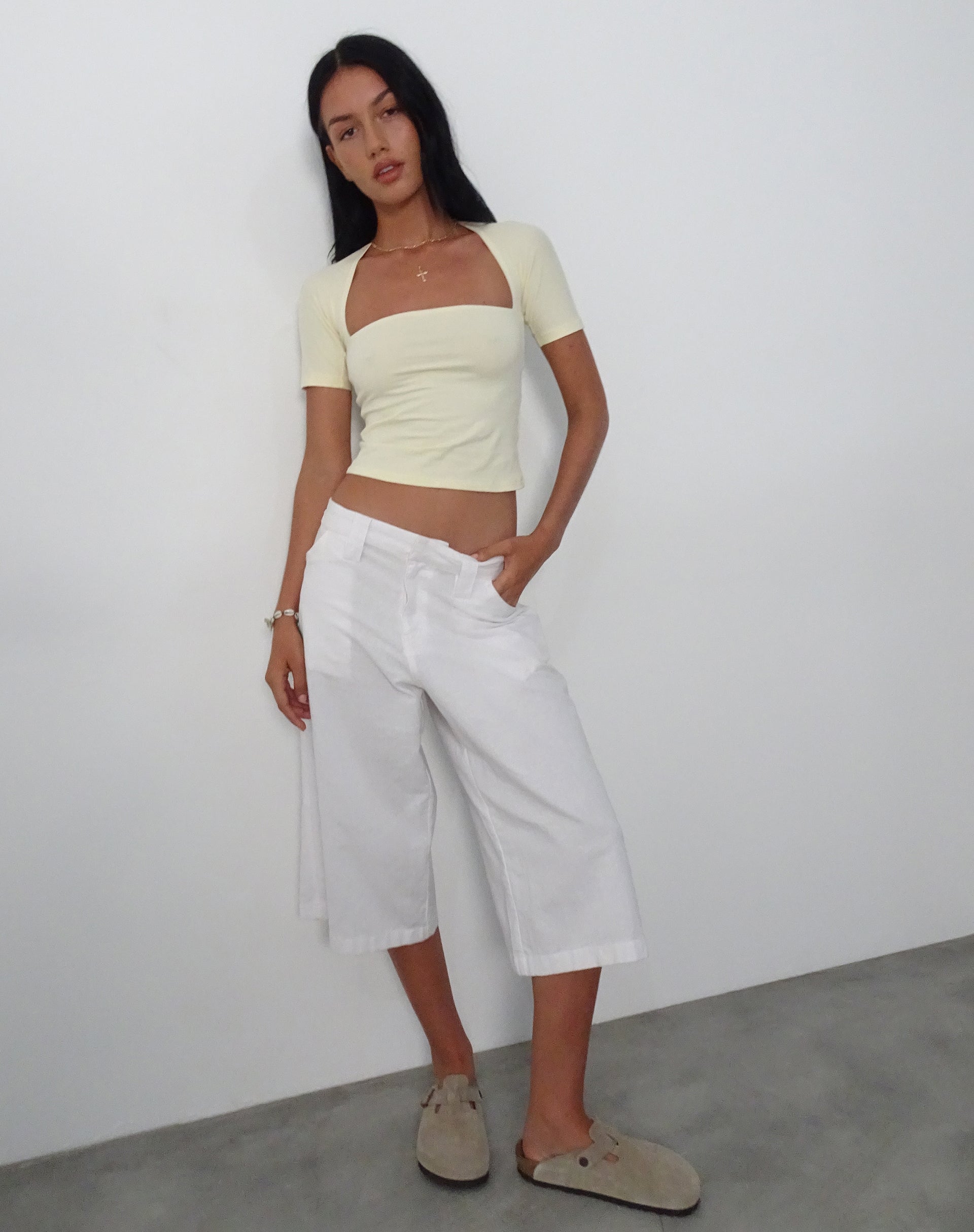 Immagine di Requa Crop Top in Buttermilk